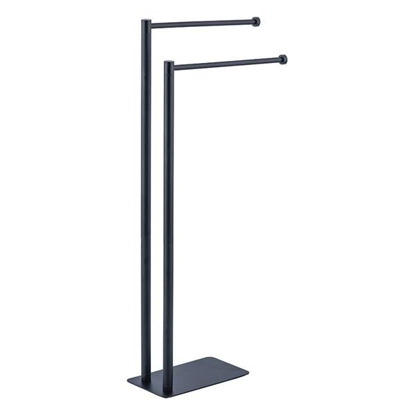 VENERE Ayaklı havluluk mat siyah