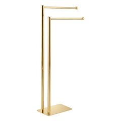 VENERE Ayaklı havluluk parlak altın