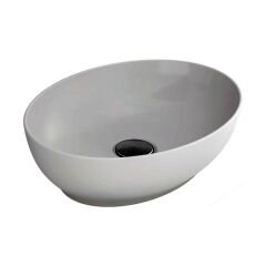 LOTUS O Lavabo Parlak Beyaz 500x380mm