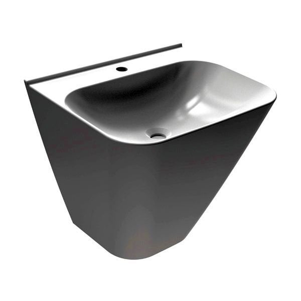 MONOLIT Lavabo Parlak Beyaz 550x348mm