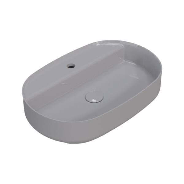 MILAGRO OB Lavabo Mat Gri 600x400mm