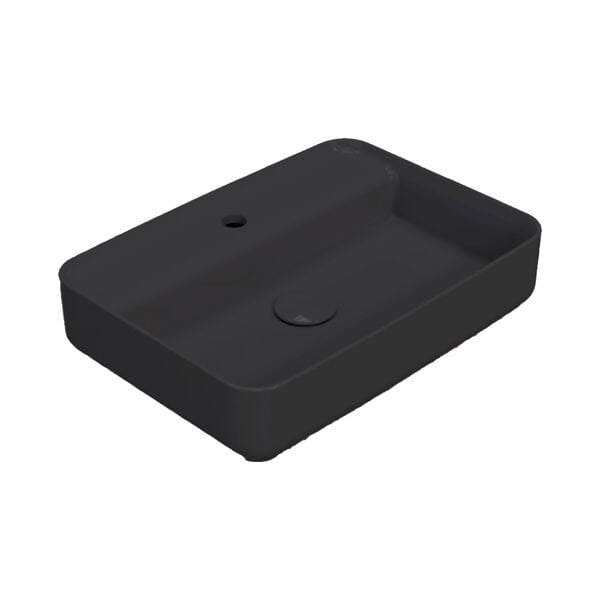 MILAGRO SB Lavabo Mat Siyah 550x400mm