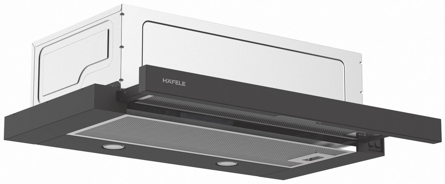 ASTROL B Davlumbaz 60cm sürgülü siyah