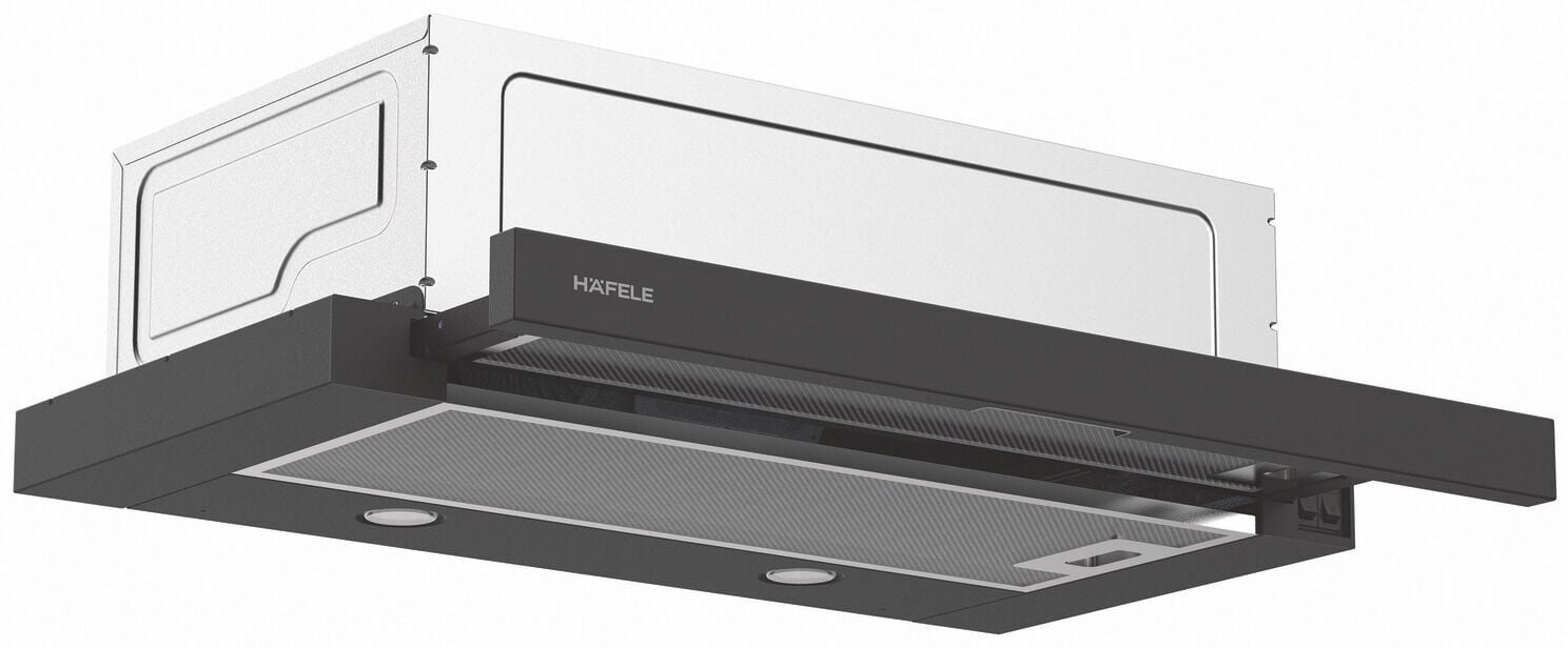 ASTROL B Davlumbaz 60cm sürgülü siyah