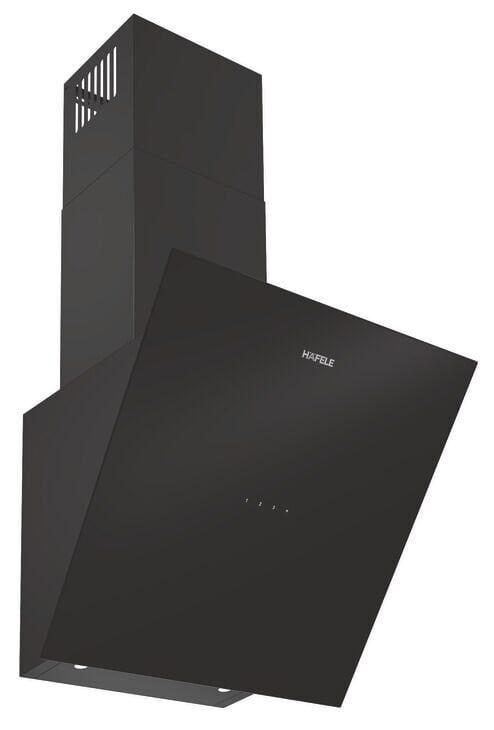 VEGA Davlumbaz 45cm açılı siyah tek cam