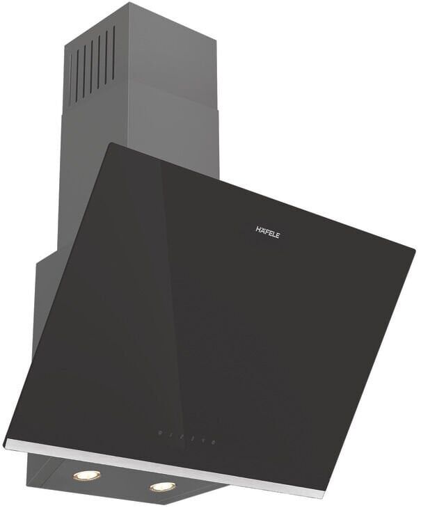 ORION Davlumbaz 60cm açılı siyah tek cam