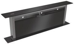 MAXIMA Davlumbaz 90cm asansörlü syh cam