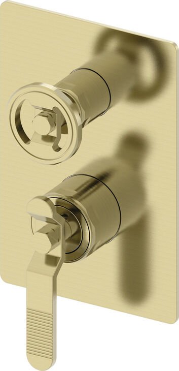 LOFT Ankastre banyo bataryası, mat altın