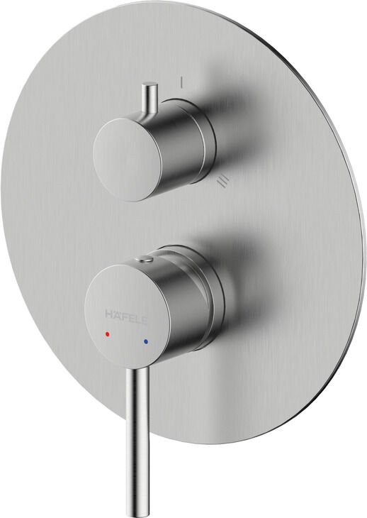 NEOMIX R 3F Ankastre banyo bataryası,paslanmaz çelik renkli