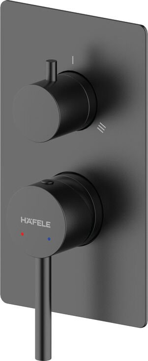 NEOMIX S 3F Ankastre banyo bataryası,mat siyah