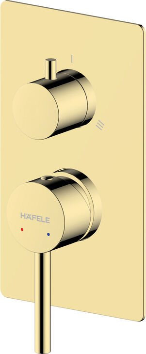 NEOMIX S 3F Ankastre banyo bataryası,parlak altın