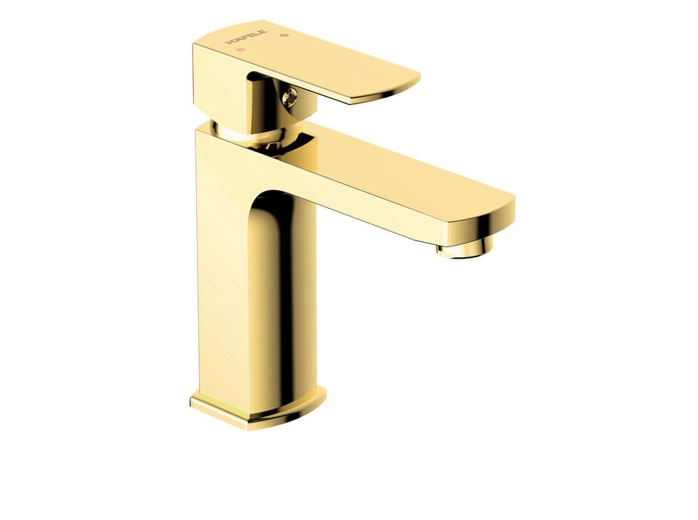 SOLAR Lavabo bataryası, parlak altın