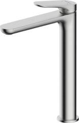 SOFIA Yüksek lavabo bataryası,paslanmaz çelik renkli