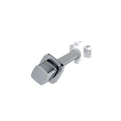 KUBIK Ankastre Stop Valf 20mm Parlak Krom