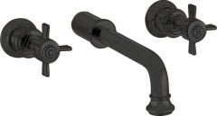 MONET Ankastre lavabo bataryası, mat siyah