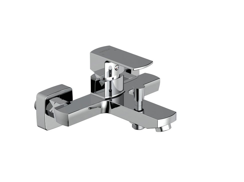 SOLAR Banyo bataryası, parlak krom