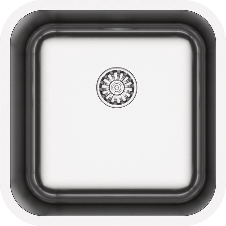 ENNA02 Eviye, tezg.altı,445x445mm,parlak