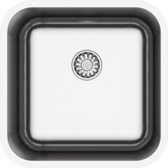 ENNA02 Eviye, tezg.altı,445x445mm,parlak