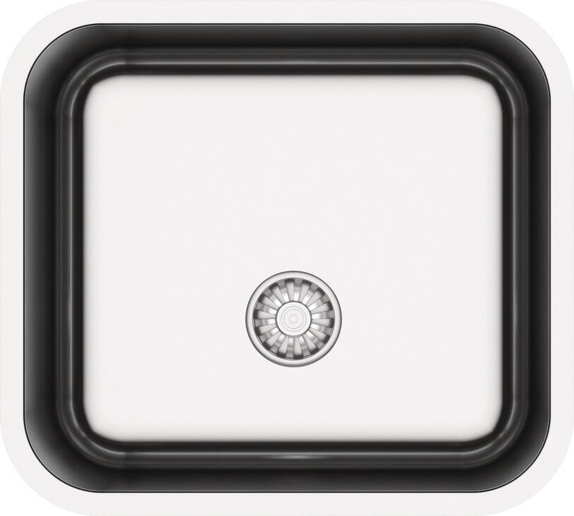 ENNA03 Eviye, tezg.altı,495x445mm,parlak