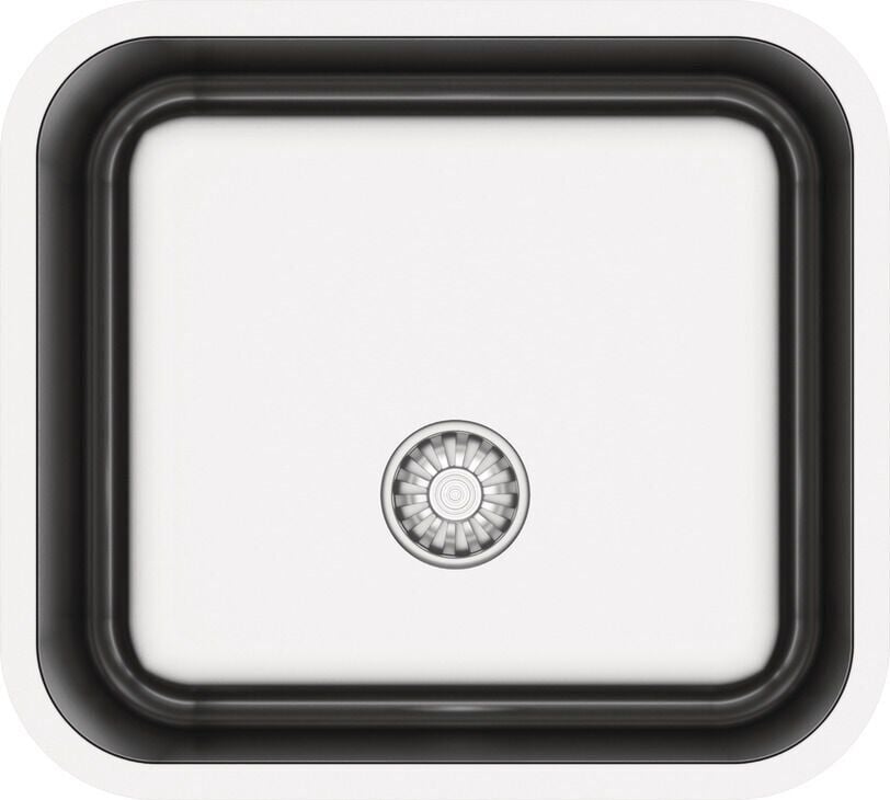 ENNA03 Eviye, tezg.altı,495x445mm,parlak