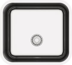 ENNA03 Eviye, tezg.altı,495x445mm,parlak