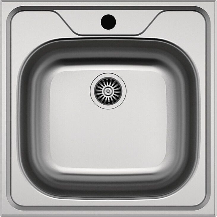 CAPUA01 Eviye, tezg.üstü,480x480mm,satin