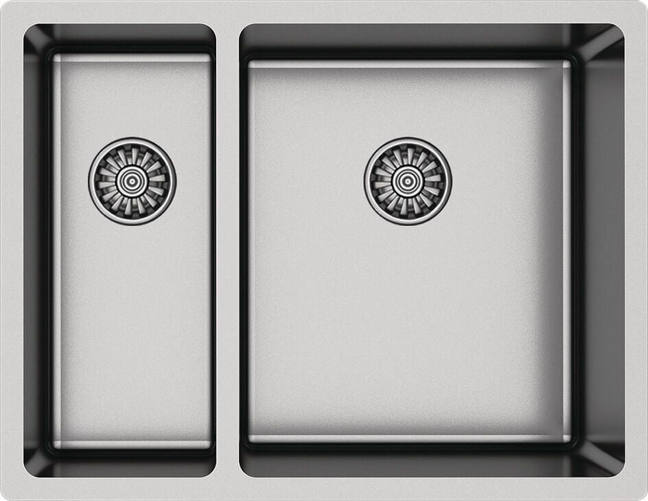 NOVARA06 Eviye,580x440mm,pas.çel.fır.sağ