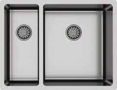 NOVARA06 Eviye,580x440mm,pas.çel.fır.sağ