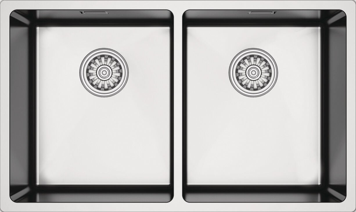 NOVARA07 Eviye,740x440mm,pas.çel.fırçalı