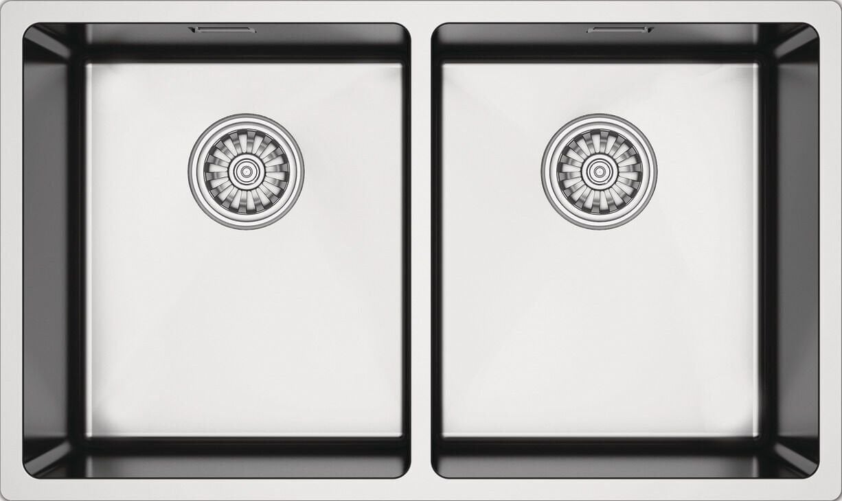 NOVARA07 Eviye,740x440mm,pas.çel.fırçalı