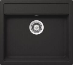 ADELA Carbon granit eviye, 570x510mm