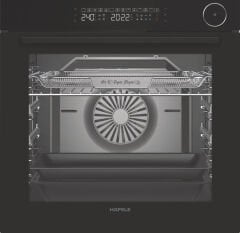 MAXIMA Fırın 13F 60 cm siyah cam