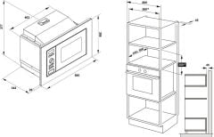 ETERNAL Mikrodalga fırın ank 20L inox