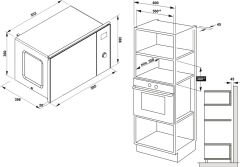CAPELLA Mikrodalga fırın ank 25L siyah