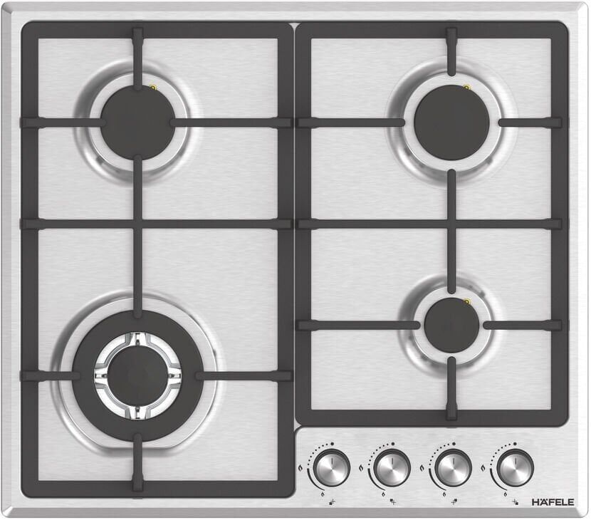 CONTEMPO Ocak gazlı 60cm 3G1W inox