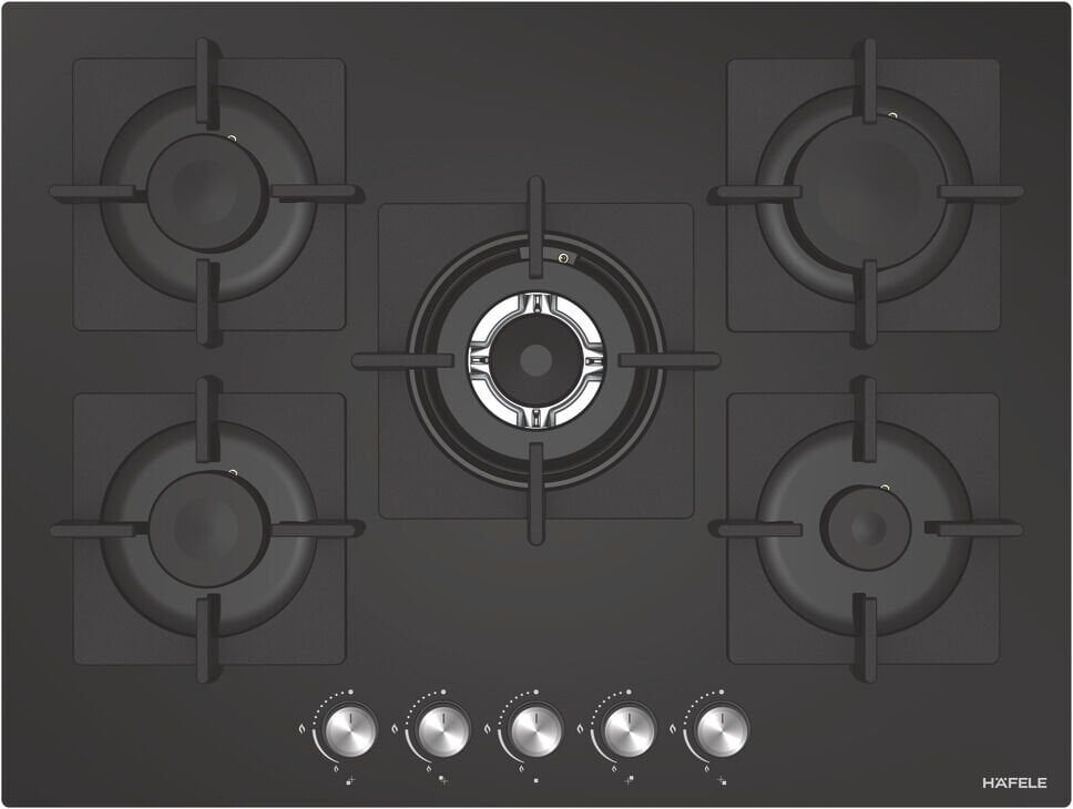 CAPELLA Ocak gazlı 70cm 4G1W siyah cam