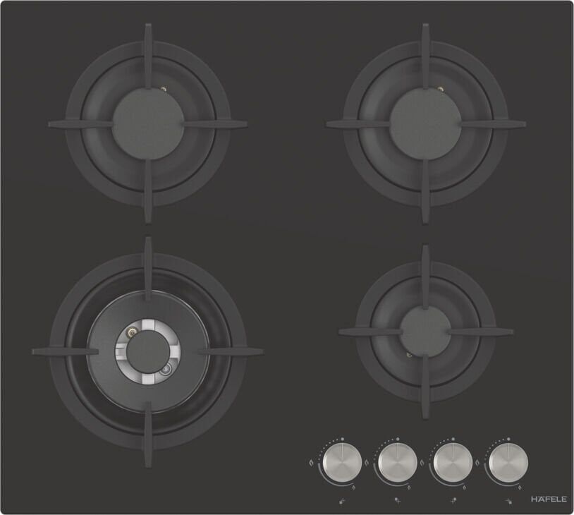 ORION II Ocak gazlı 60cm 3G1W siyah cam