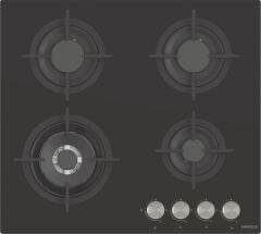 ORION II Ocak gazlı 60cm 3G1W siyah cam