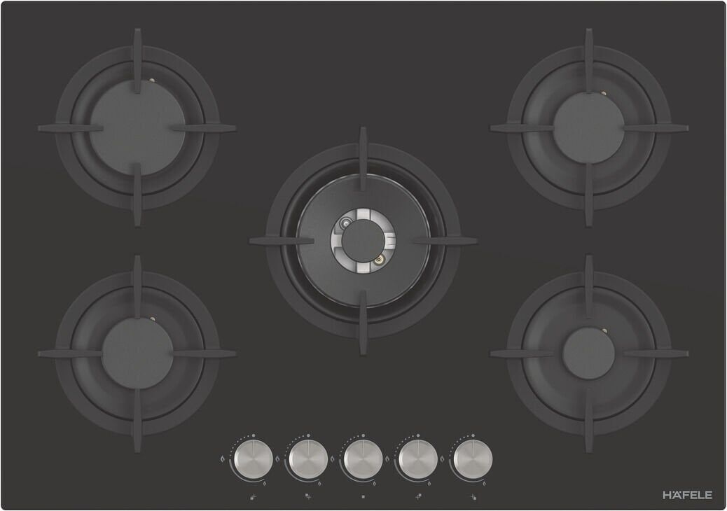 ORION Ocak gazlı 75cm 4G1W siyah cam