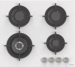 ORION II Ocak gazlı 60cm 3G1W beyaz cam