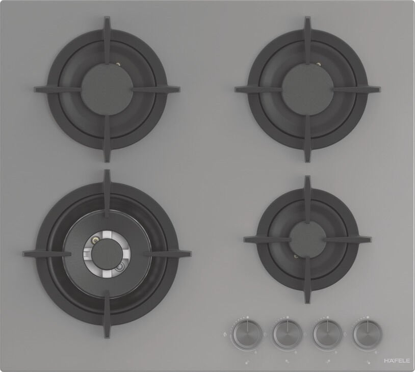 ORION II Ocak gazlı 60cm 3G1W gri cam