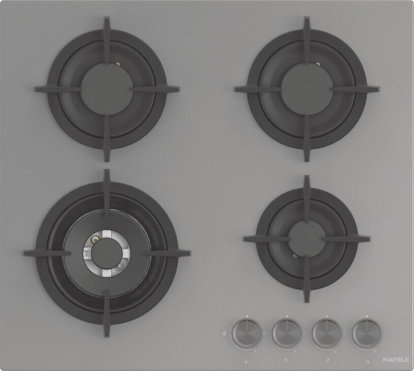 ORION II Ocak gazlı 60cm 3G1W gri cam