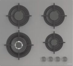 ORION II Ocak gazlı 60cm 3G1W gri cam