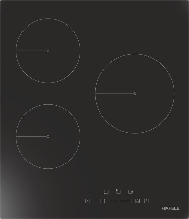 LUMINO Ocak seramik 45cm 3G siyah