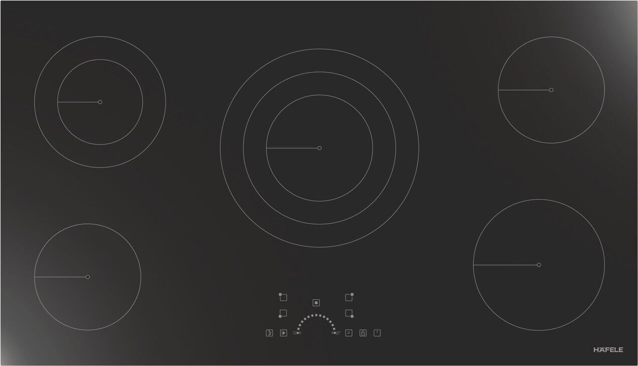 LUMINO Ocak seramik 90cm 3G1D1T siyah