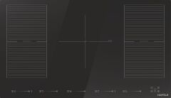 OPUS Ocak indüksiyon 90cm 2F1Y siyah