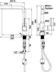 GRANADA PULL Eviye bataryası, white